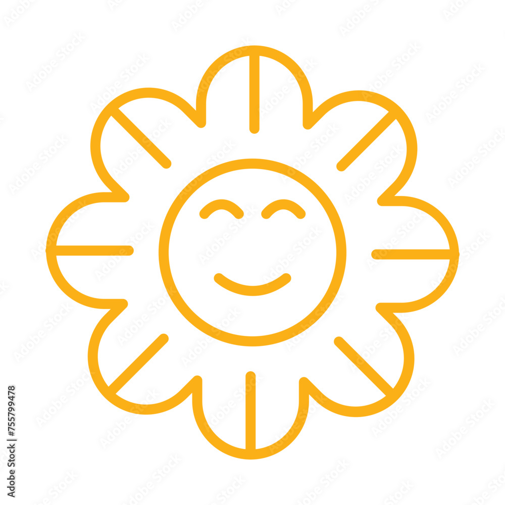 Flower icon design Flower icon design