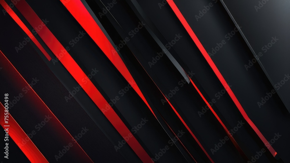 Abstract pattern featuring gradients of red and black light cascading across a metallic texture, angled softly to create a tech-inspired diagonal backdrop, merging dark hues with clean modern lines Abstract pattern featuring gradients of red and black light cascading across a metallic texture, angled softly to create a tech-inspired diagonal backdrop, merging dark hues with clean modern lines