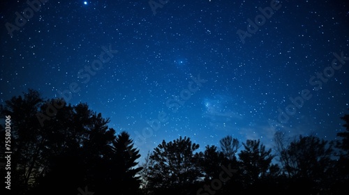 A night sky with stars barely visible due to intense light pollution