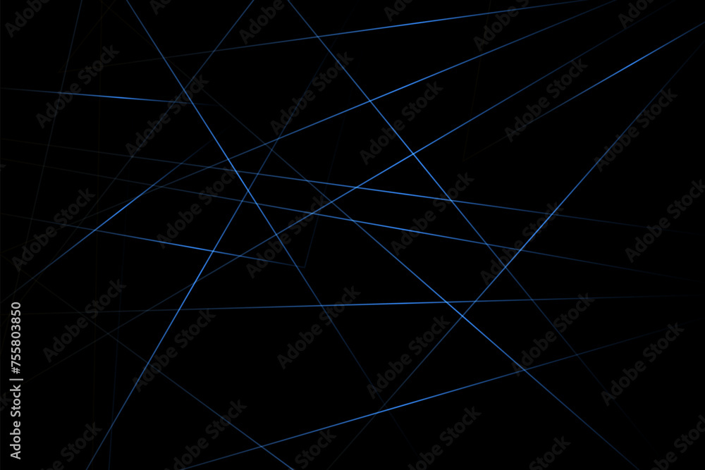Abstract black with blue lines, triangles background modern design. Vector illustration EPS 10. Abstract black with blue lines, triangles background modern design. Vector illustration EPS 10.