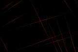 Abstract black with red lines, triangles background modern design. Vector illustration EPS 10.