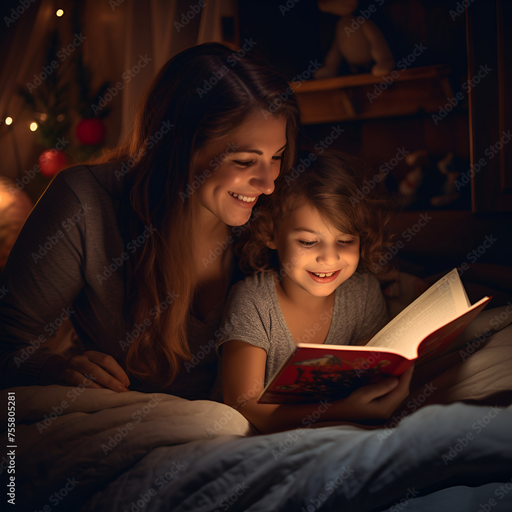 mother and daughter reading a book mother and daughter reading a book