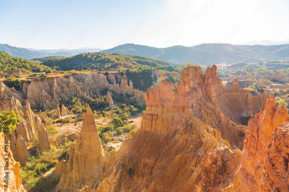 Landscape of Chuxiong Yuanmou Tulin in Yunnan, China