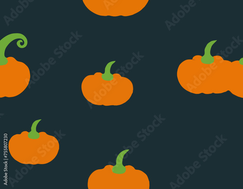 Pumpkin Flat Design Vegetable Icon
