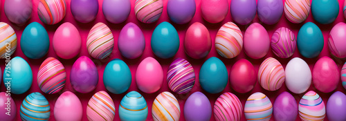 Colorful Decorated Easter E...
