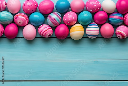 Colorful Decorated Easter E...