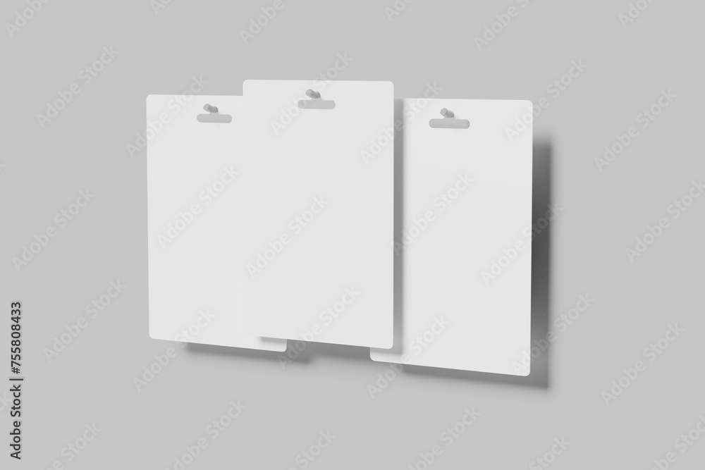blank Hanging gift card mockup white blank Hanging gift card mockup white