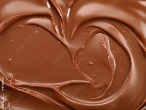 delicious liquid dark chocolate
