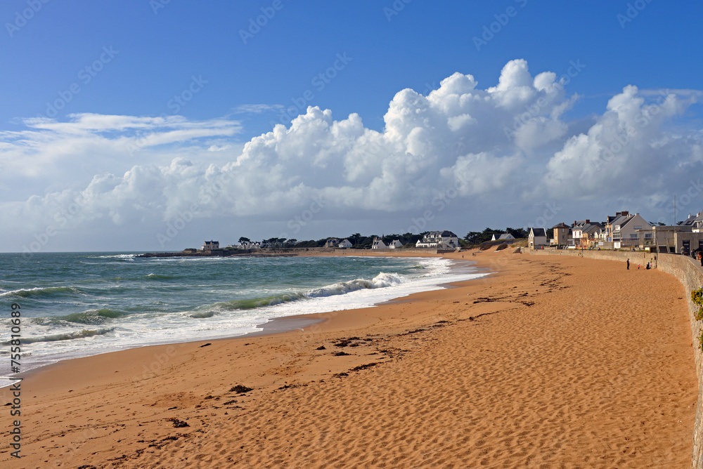 Küste und Strand in Batz sur mer, Bretagne