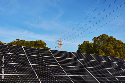 solar panel installation process, photovoltaic power plant