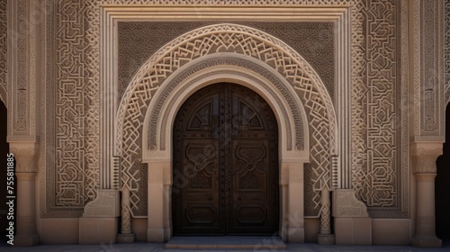 Decorative patterns on a grand entrance © Cloudyew