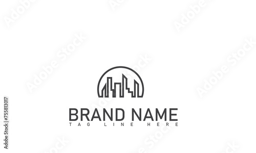 Fototapeta Naklejka Na Ścianę i Meble -  Real Estate Logo Design. House Logo Design. Creative Real Estate Vector Icons
