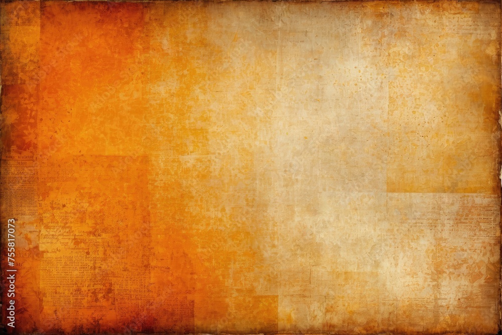 Grunge abstract, old paper texture, copper and orange hues, showcasing layers of translucency, capturing the essence of vintage ephemera, stock photo, with a focus on the interplay of color, texture Grunge abstract, old paper texture, copper and orange hues, showcasing layers of translucency, capturing the essence of vintage ephemera, stock photo, with a focus on the interplay of color, texture