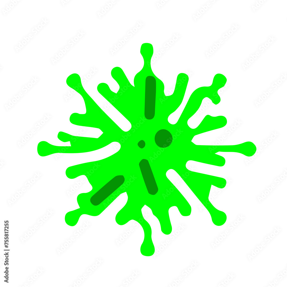 Bacteria, Microbe and Virus Vector Line Icon Bacteria, Microbe and Virus Vector Line Icon