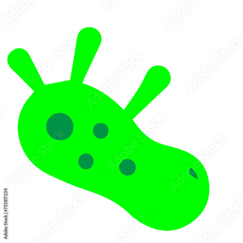 Bacteria, Microbe and Virus Vector Line Icon