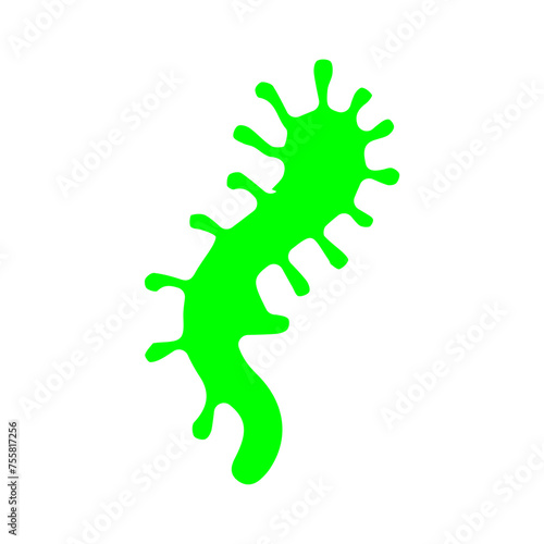 Bacteria, Microbe and Virus Vector Line Icon