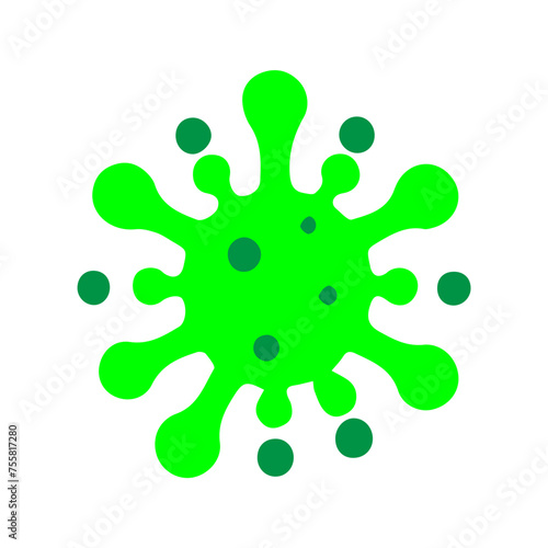 Bacteria, Microbe and Virus Vector Line Icon