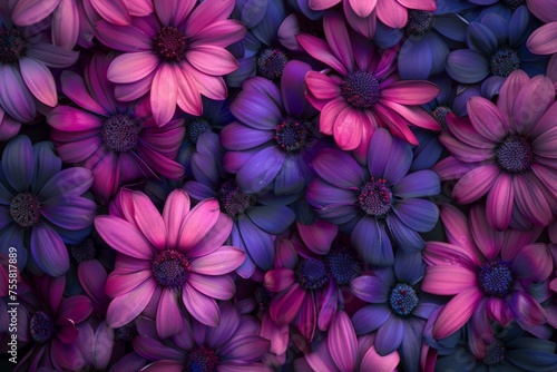 Abundance of Purple and Pink Flowers © BrandwayArt