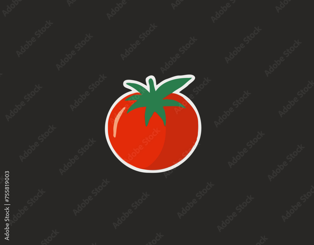 Tomato Icon clipart vegetable vector illustration Tomato Icon clipart vegetable vector illustration