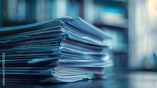 photo of a stack of reports © l1gend