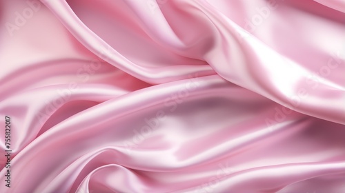 A silky satin pink background with a glossy finish