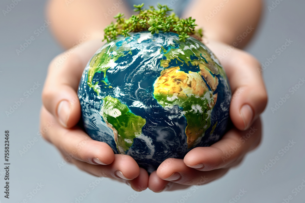 Person Holding Small Earth in Hands Person Holding Small Earth in Hands