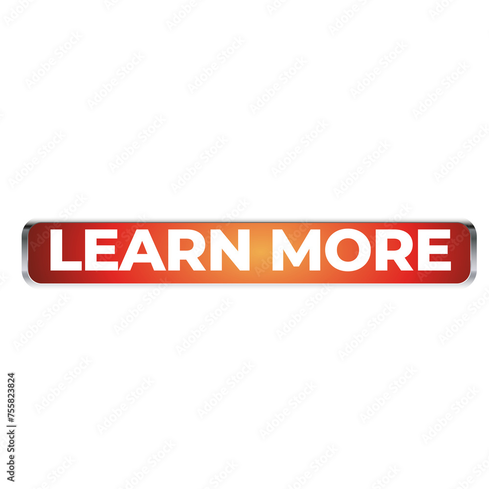 Learn More Call to action Button on a transparent Background Learn More Call to action Button on a transparent Background