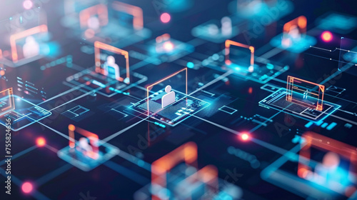 Virtual team collaboration digital project planning remote workforce unified strategy office tech