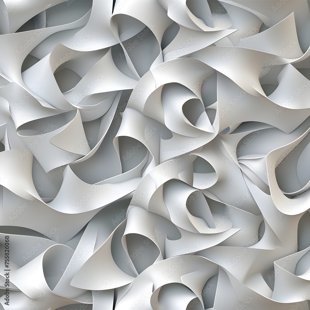 Fototapeta premium Background: Seamless repetition of abstract geometric shapes creates a dynamic and versatile backdrop suitable for various projects.