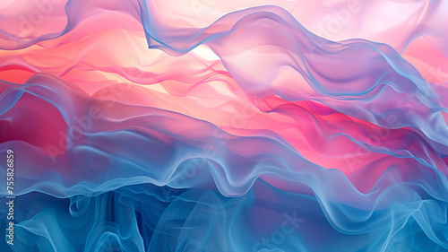 Produce a dynamic abstract fluid background with layers of translucent shapes shifting and morphing.