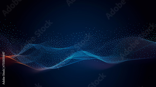 Starry sky gradient background with sparkling particles