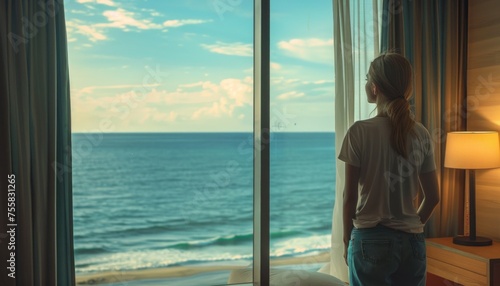 Serene ocean view from a hotel room © Minerva Studio