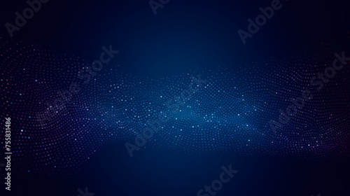 Starry sky gradient background with sparkling particles