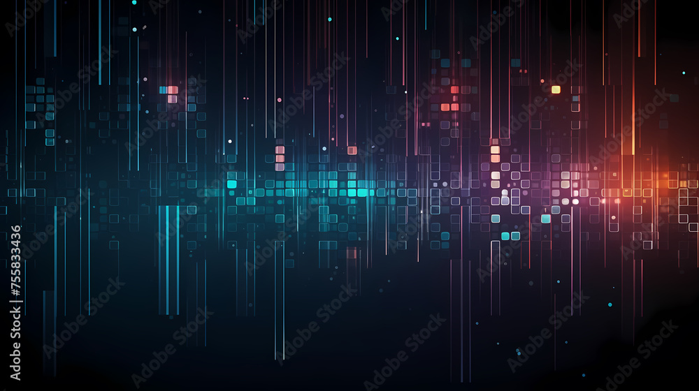 Starry sky gradient background with sparkling particles