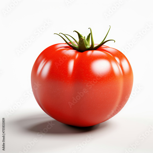 Wallpaper Mural tomato isolated on white background Torontodigital.ca