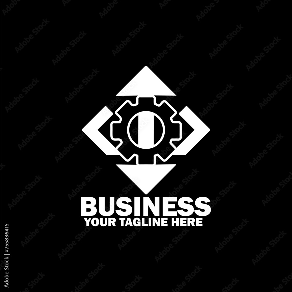 Abstract Initial Logo. White color isolated on Black Background. Business Branding Logos. Flat Vector Logo Design Template Element icon. Abstract Initial Logo. White color isolated on Black Background. Business Branding Logos. Flat Vector Logo Design Template Element icon.