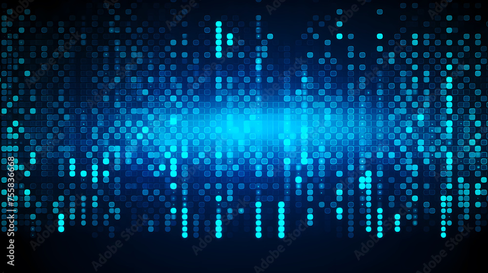 Abstract technology particles background