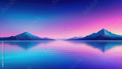 Shiny, reflective surface contrasting with a dreamy blend of blue, pink, and purple hues in the background, adding texture and depth to the ethereal scene, digital painting, glossy finish