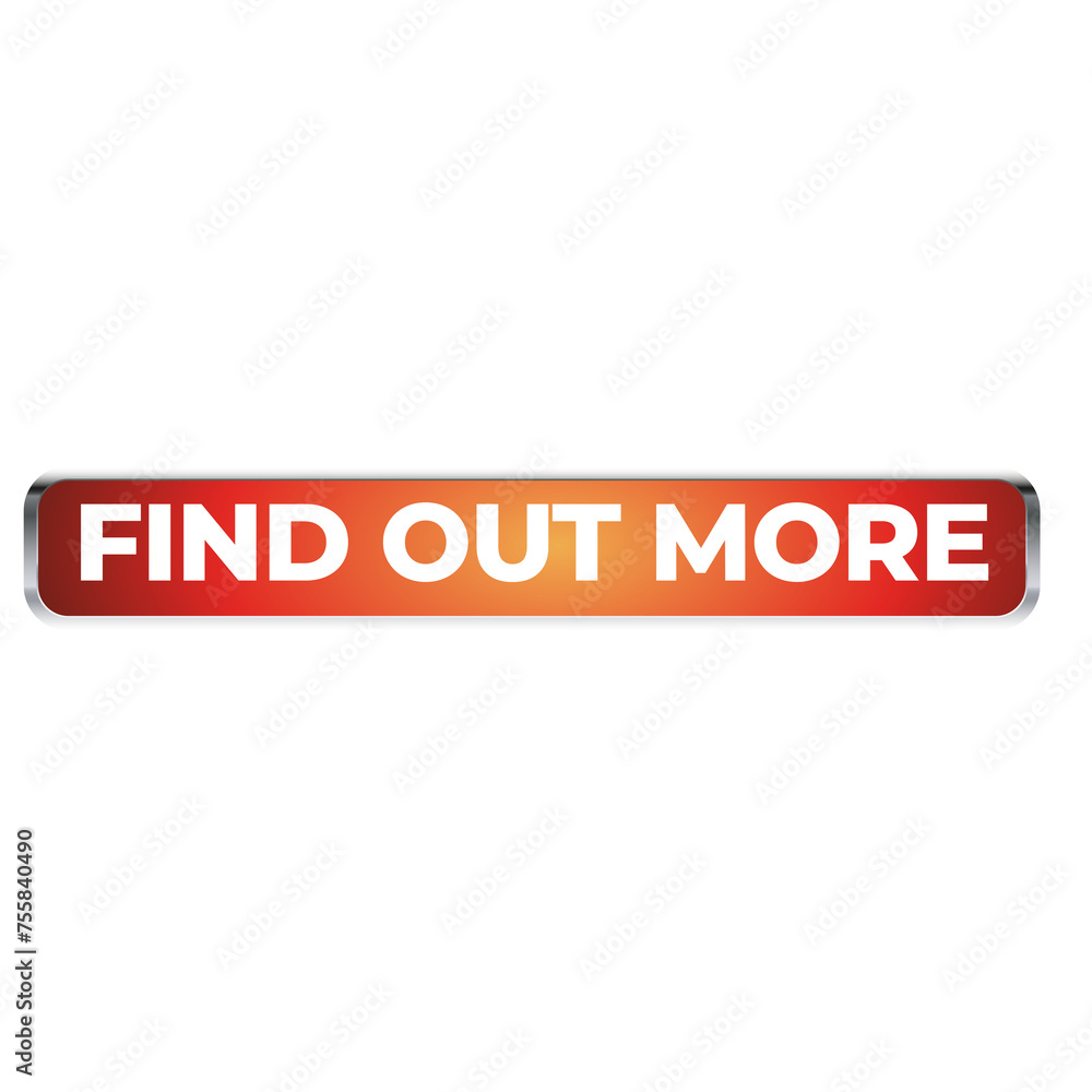 Find out More Call to action Button on a transparent Background Find out More Call to action Button on a transparent Background
