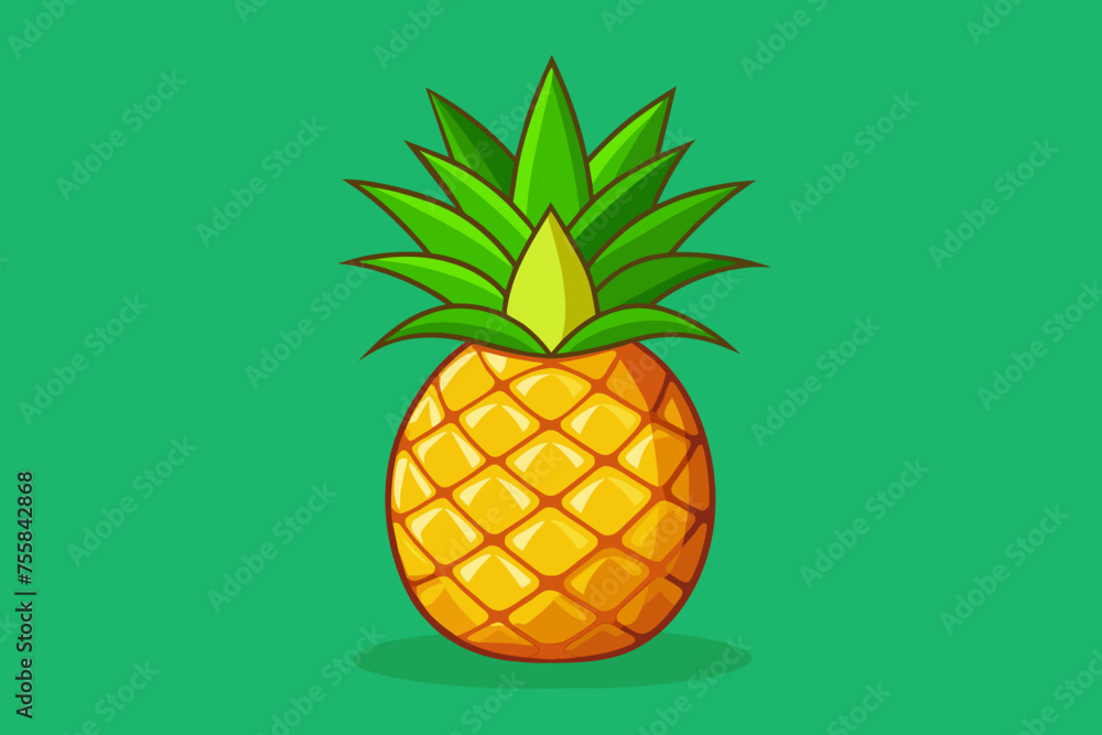 illustration of pineapple illustration of pineapple