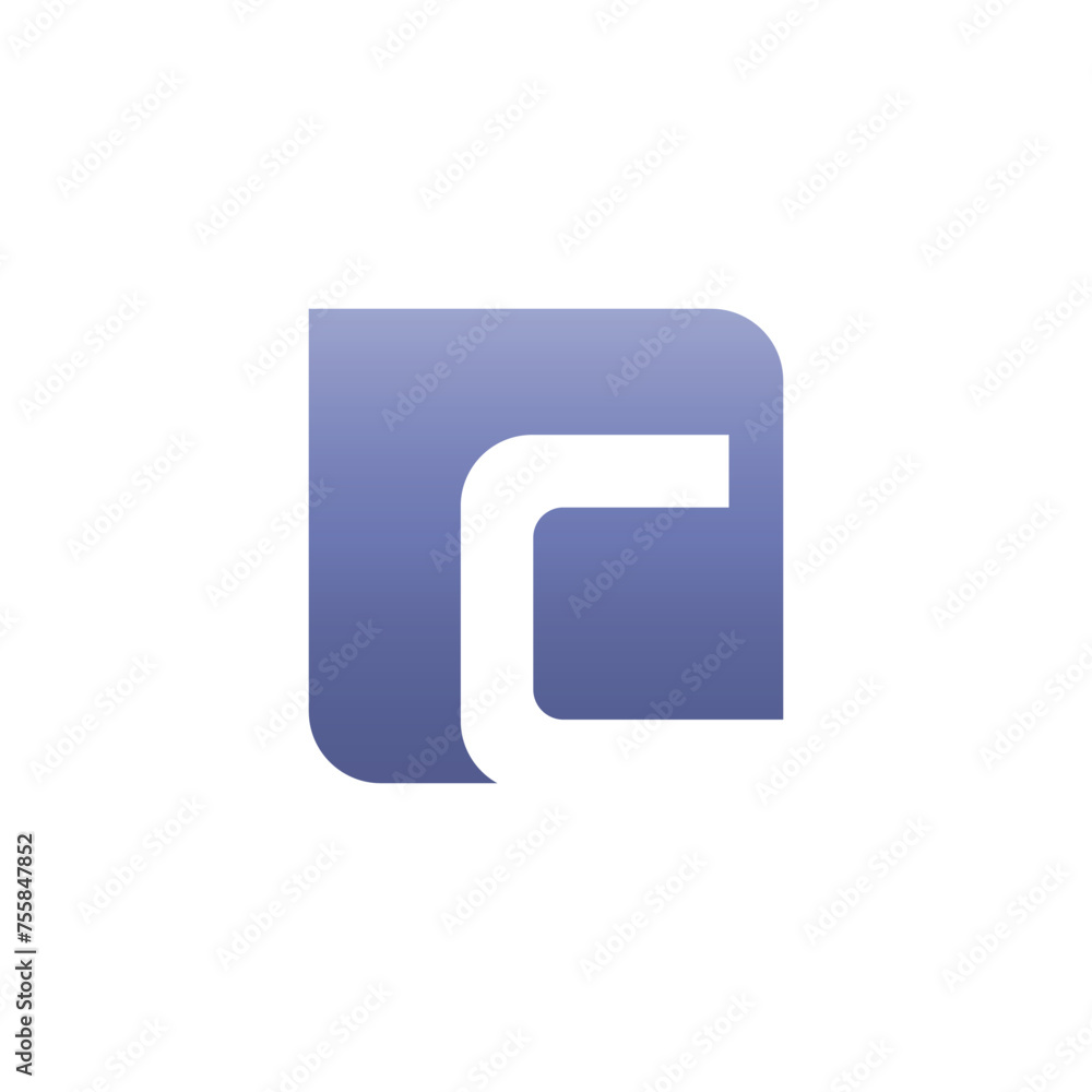 letter C logo in square shape design letter C logo in square shape design