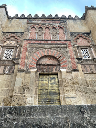 Exterior view and decorativ...