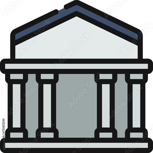 Bank Building Icon