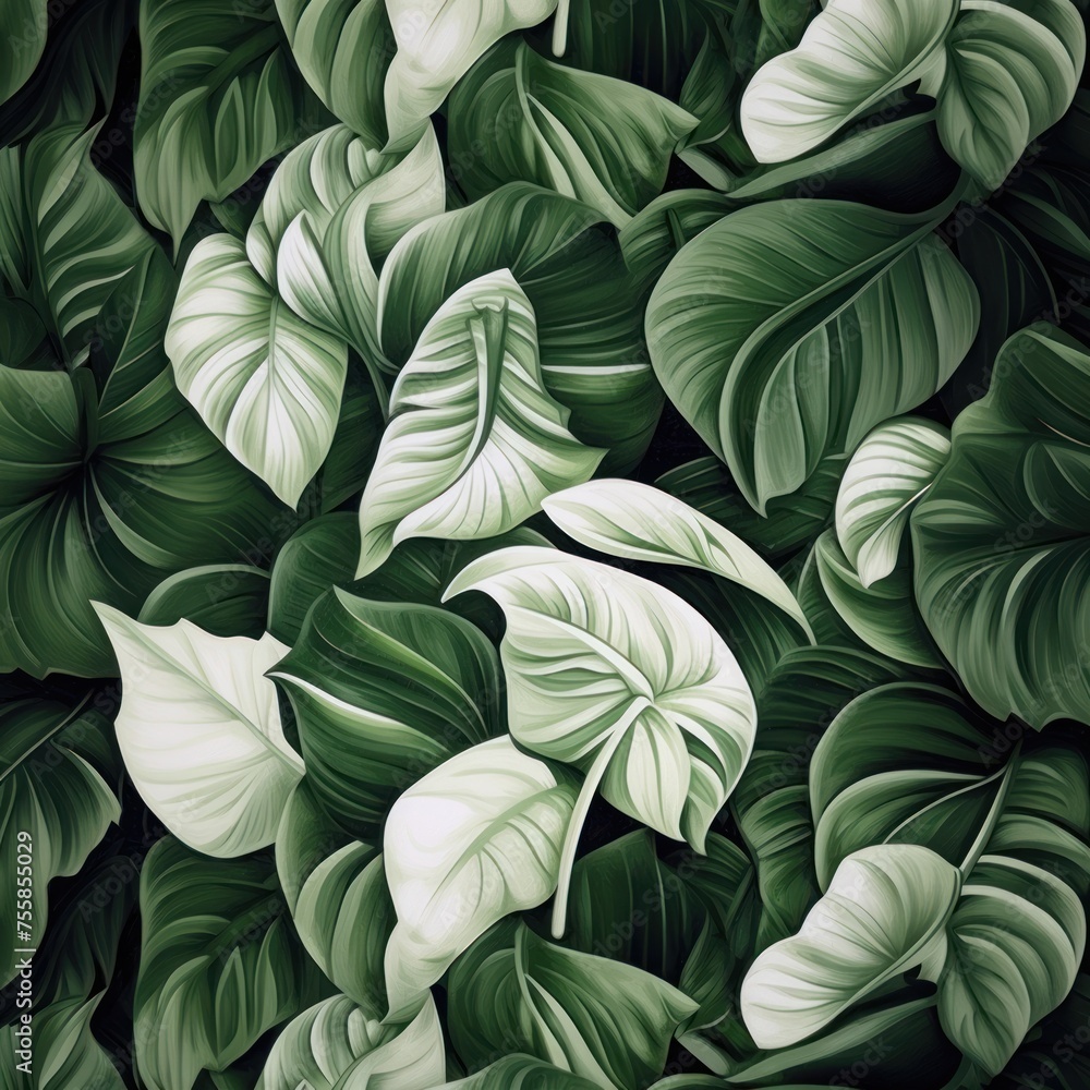 A vibrant and detailed pattern of lush green foliage, illustrating the diversity and beauty of plant leaves in various shades and shapes. A vibrant and detailed pattern of lush green foliage, illustrating the diversity and beauty of plant leaves in various shades and shapes.