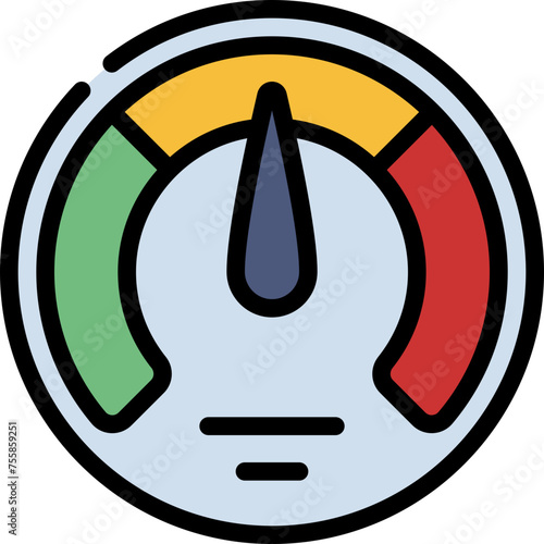 Computer Speed Test Icon