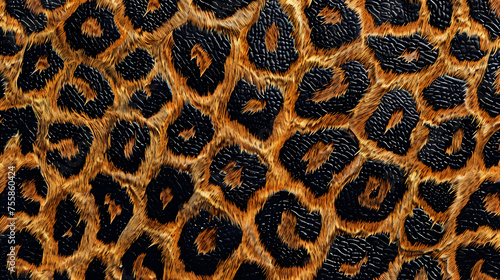 seamless modern abstract spotted leopard print pattern background texture. generative ai 
