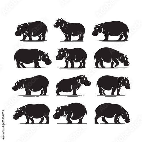 Serenity in Motion vector art: Vector Sloth Silhouette, Minimalist Black Sloth Illustration.