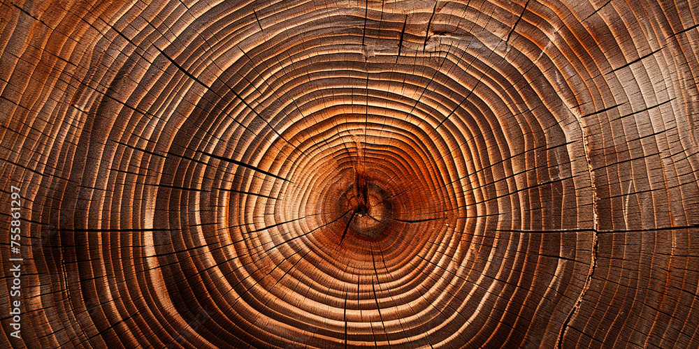 Photorealistic image of a tree cut. Tree rings. Wood texture Photorealistic image of a tree cut. Tree rings. Wood texture