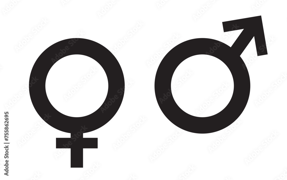 Gender symbol vector Gender symbol vector