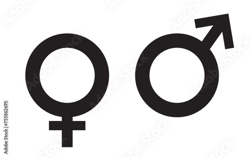 Gender symbol vector photo